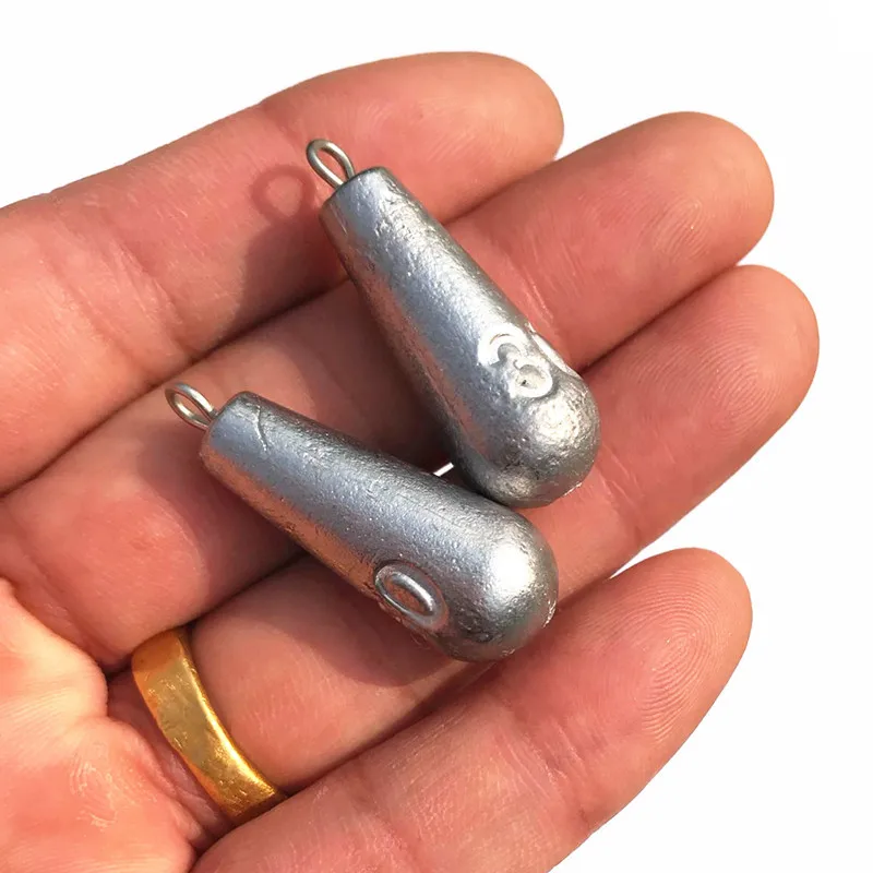 Plomo gota pesca 10-60 g - accesorios de señuelo y aparejos.