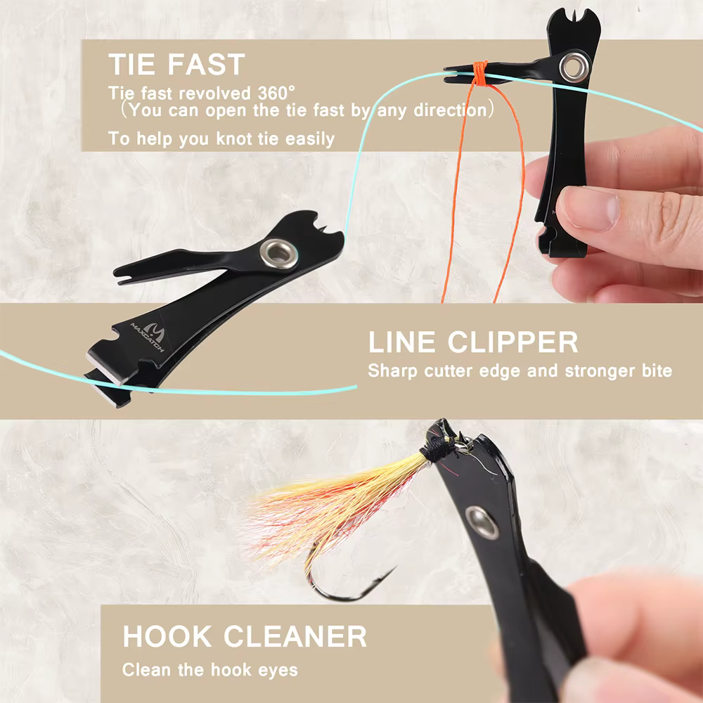 Maximumcatch Kit herramientas pesca con mosca – Alicates, tijeras y pinzas - imagen 3