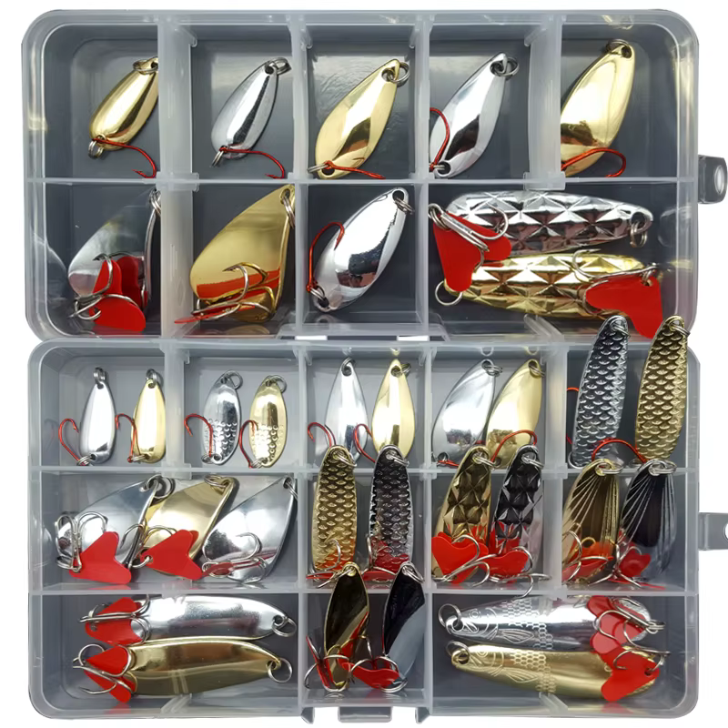 Set Señuelos Metal B223 – Colheres y spinnerbaits para lucio mar 2-12g - imagen 2