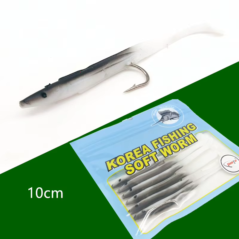Sunmile Anguila 10 cm – Vinilo blando para depredadores - imagen 5