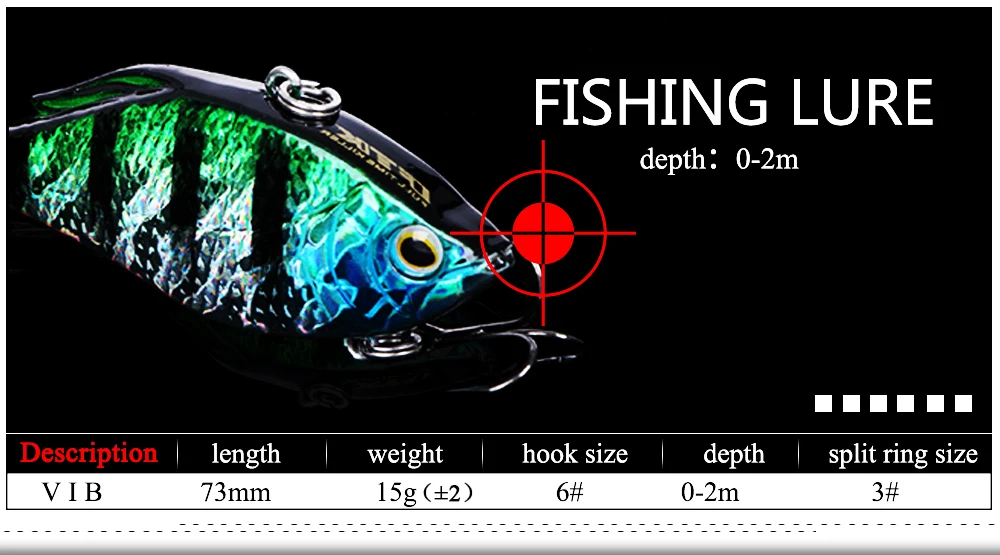 Señuelo FTK VIB Minnow 15g