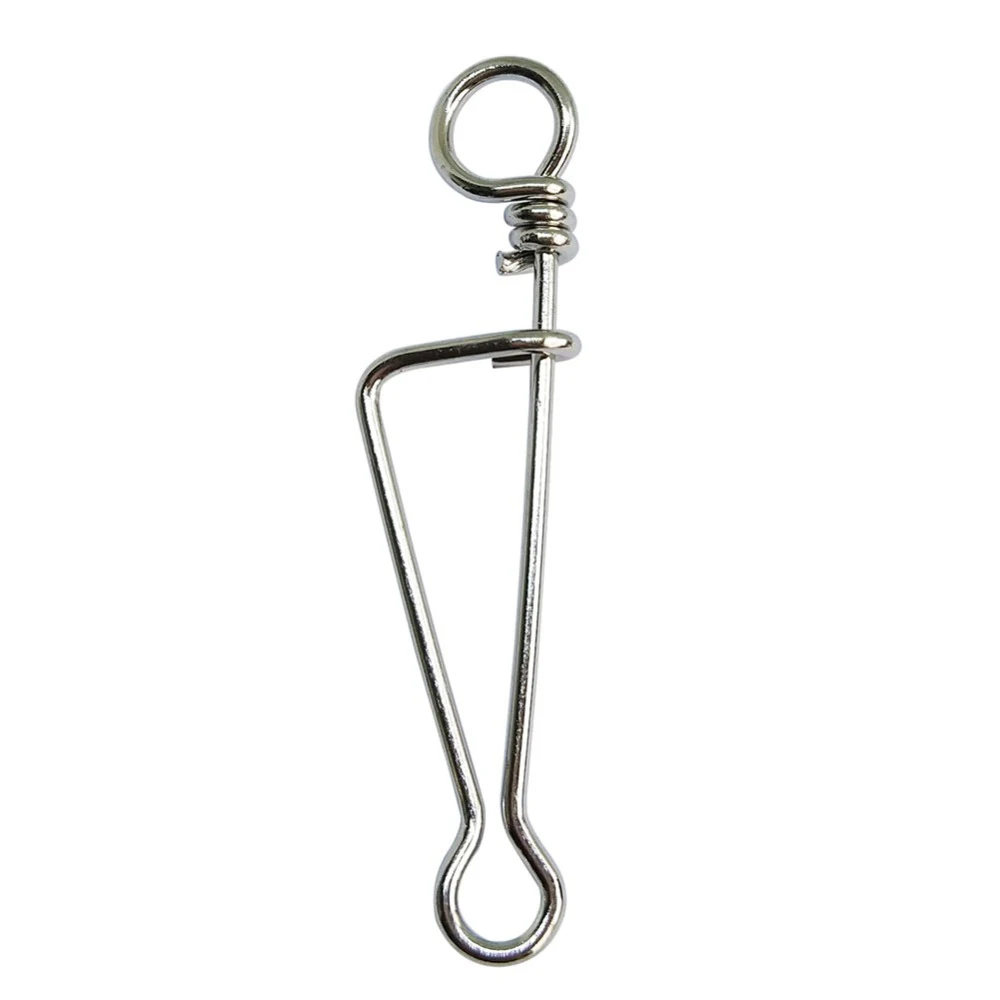 Eslabones giratorios y clips de acero inoxidable para pesca - imagen 4
