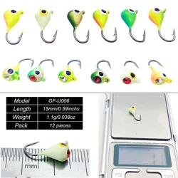 Jig Head INFOF cabezas plomo – señuelos para pesca en hielo invernal