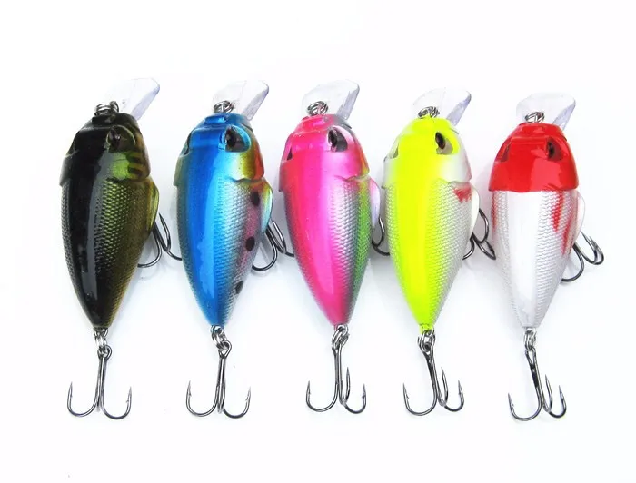Detalle del perfil y deflector frontal del crankbait