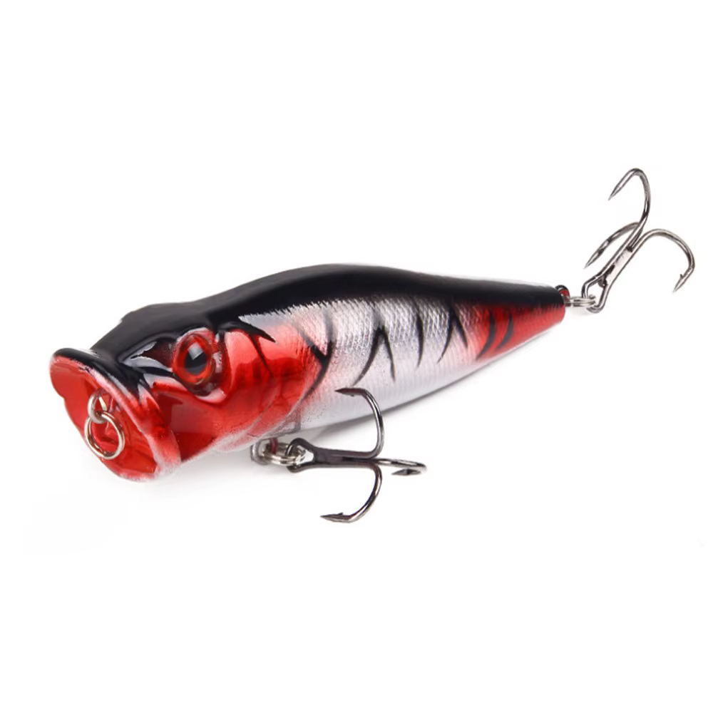 Popper Topwater 8cm 12g - Ojos 3D realismo - imagen 2