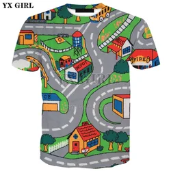 Toy Roads Camiseta de Pesca Estampado 3D Dibujo Animado