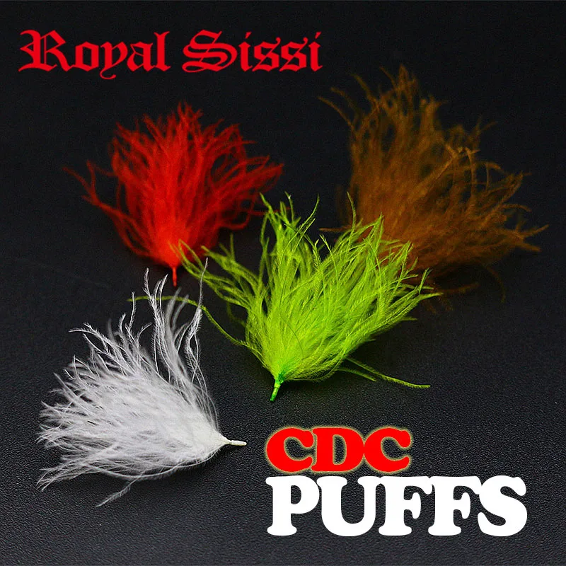 Royal Sissi CDC para moscas secas, plumas poste de ala - imagen 5