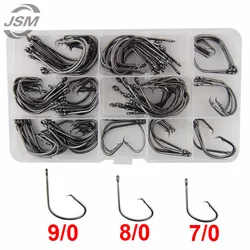 JSM 7381 Anzuelos de Acero Alto Carbono – Set con Caja