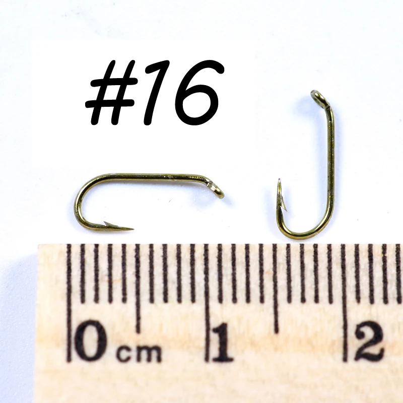 Bimoo Anzuelo Ninfa Bronce Wet Hook – Doble fuerte para pesca mar - imagen 5