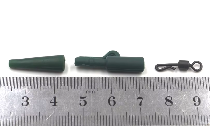 MNFT Swivel Q-Shape + Lead Clips – Kit Carp Fishing cambio rápido - imagen 5