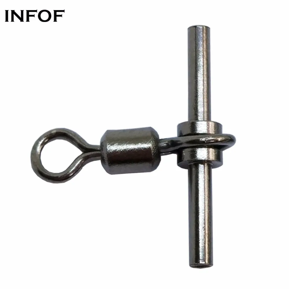 Anzuelos con cabeza de latón cruz para conector de pesca deportiva