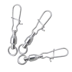 Broche Giratorio Acero Inoxidable – Conector para Señuelos de Pesca