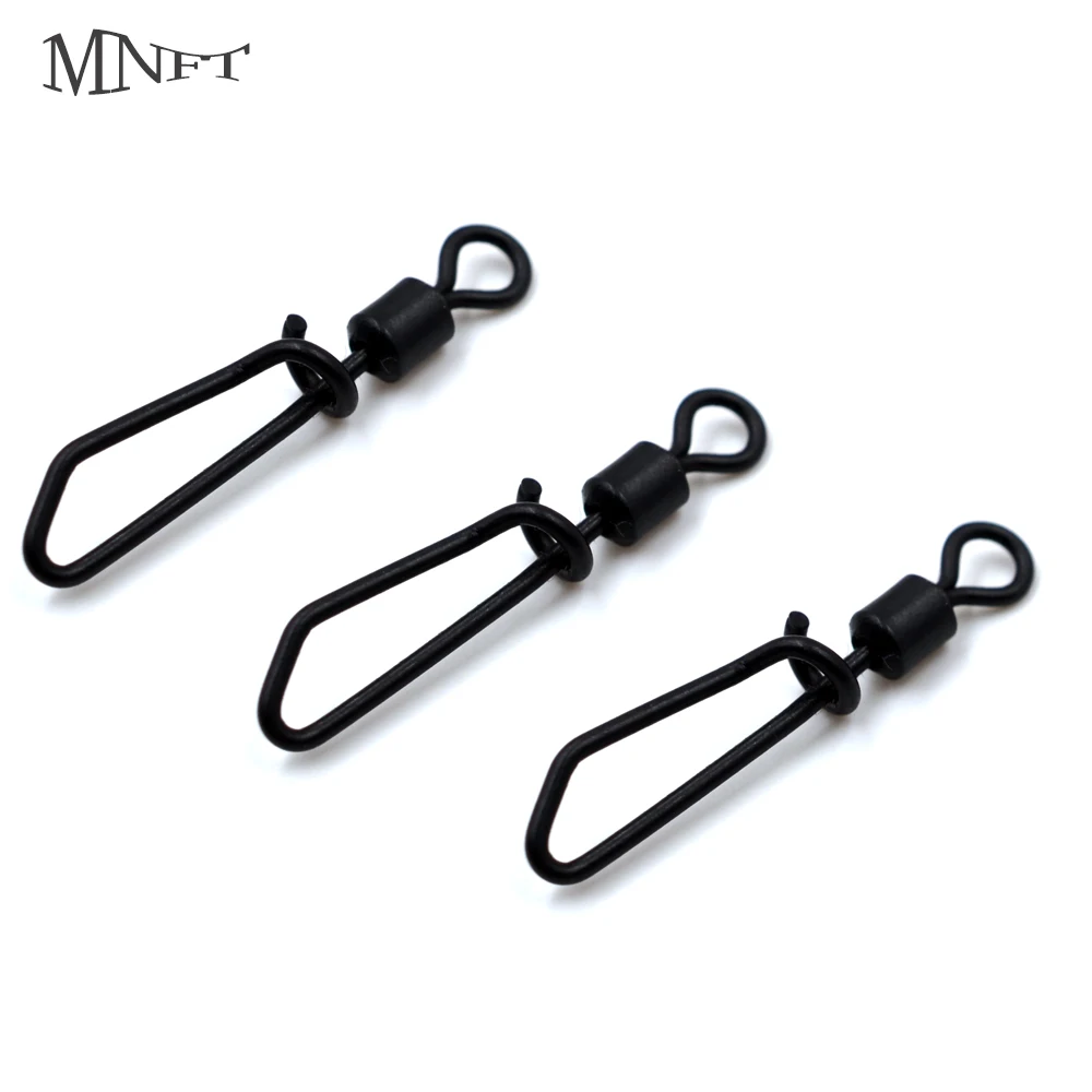 MNFT Conector carpa clip rápido giratorio niquel negro para montaje - imagen 4