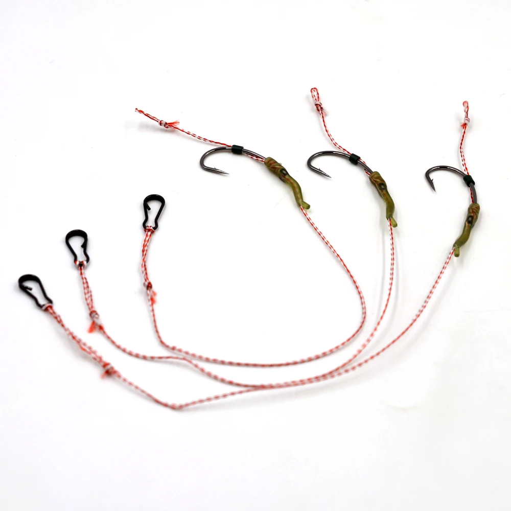 MNFT Aparejos de carpa – Hair rig con anzuelo curvo - imagen 2