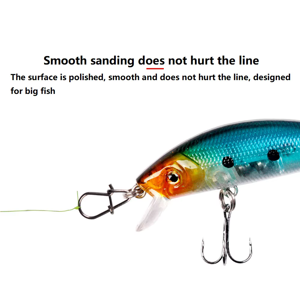 Clip de Seguridad con Anilla Giratoria Inoxidable para Pesca - imagen 5