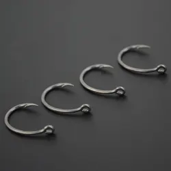 Anzuelos con púas para carpa Hirisi acero inoxidable alto carbono