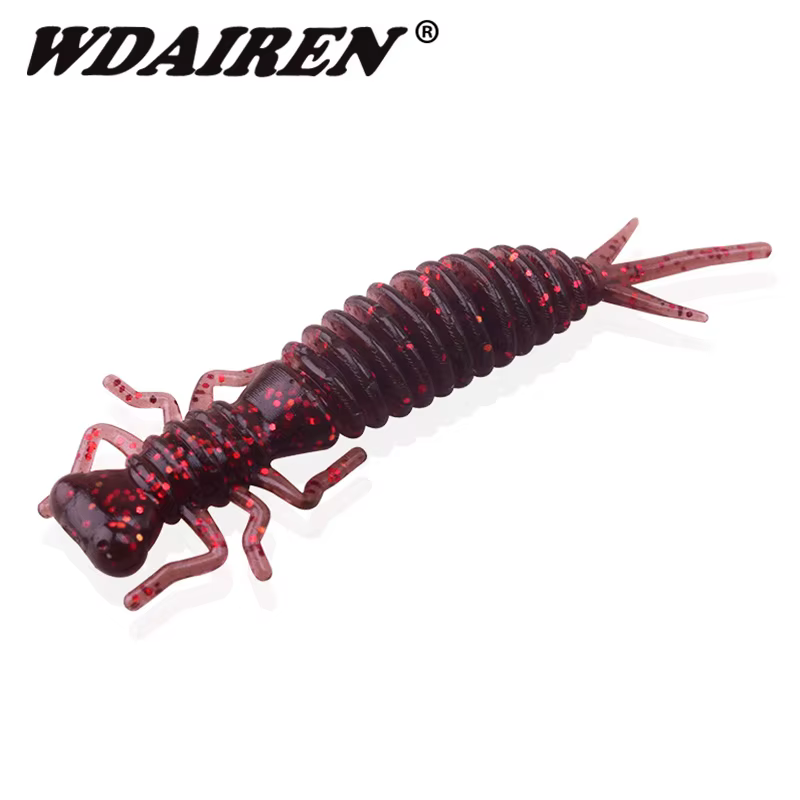 Vinilo Wobbler 55mm – Señuelo blando para lubina y carpa con olor a sal - imagen 3