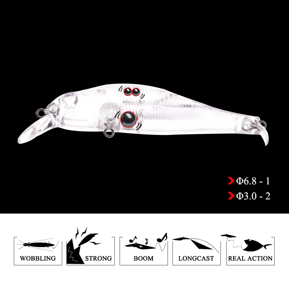 FTK Minnow Swimbait – Señuelo de pesca para lucio - imagen 2