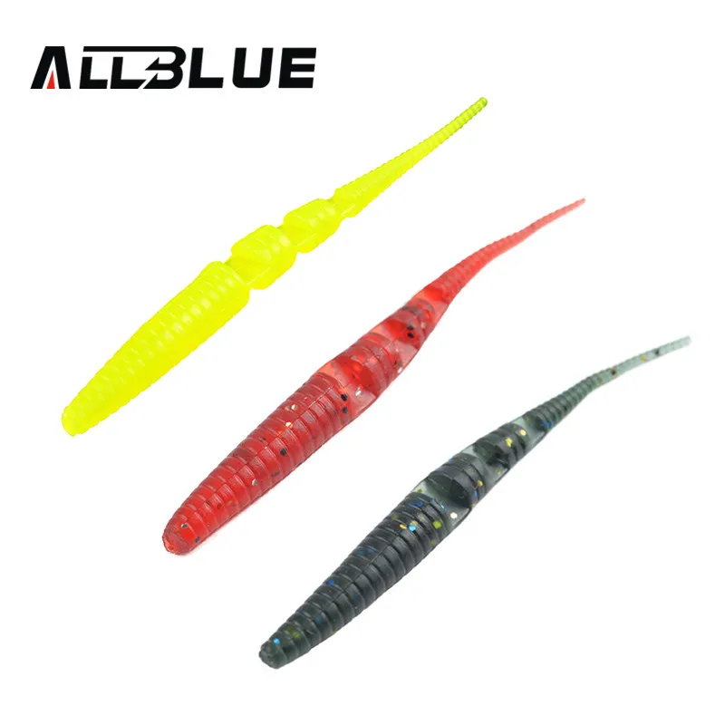 ALLBLUE Vinilos 80mm para pesca spinning – Señuelos flexibles - imagen 3