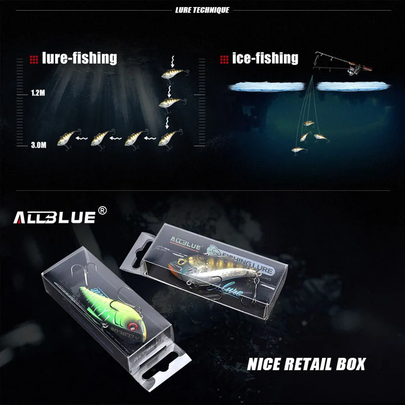 AllBlue Joker 70S – Minnow sinking 7cm para lubina - imagen 2