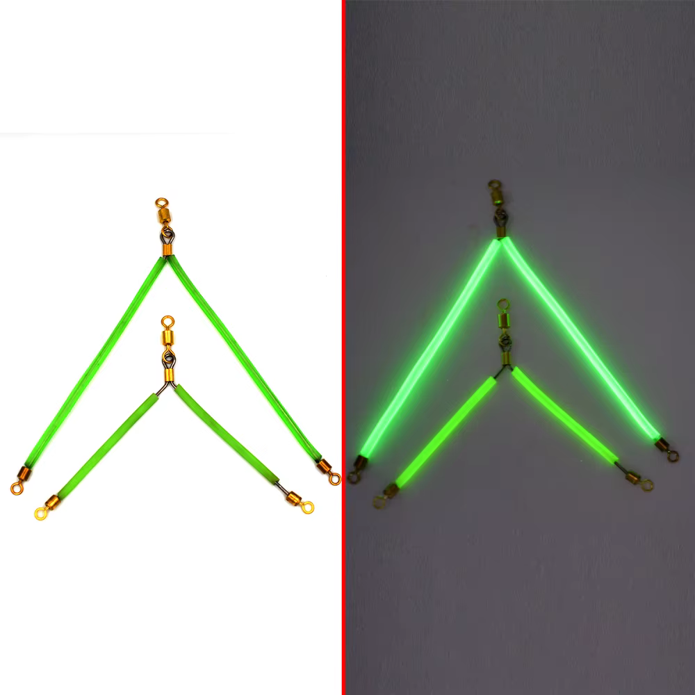MNFT Soporte de Equilibrio Pesca con Tubo Luminoso y Gancho Giratorio - imagen 4