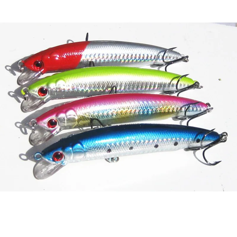 Minnow Seabass Catch señuelo duro para lubina 115mm láser brillante - imagen 3