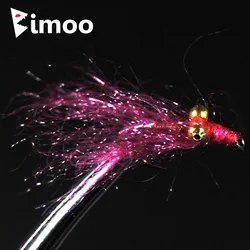Anzuelo Crazy Charlie Bimoo dorado – Mosca trucha azul hundimiento rápido