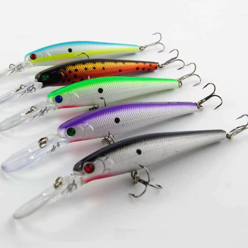 JSM Señuelo duro Minnow flotante para agua salada - buceo profundo - imagen 5