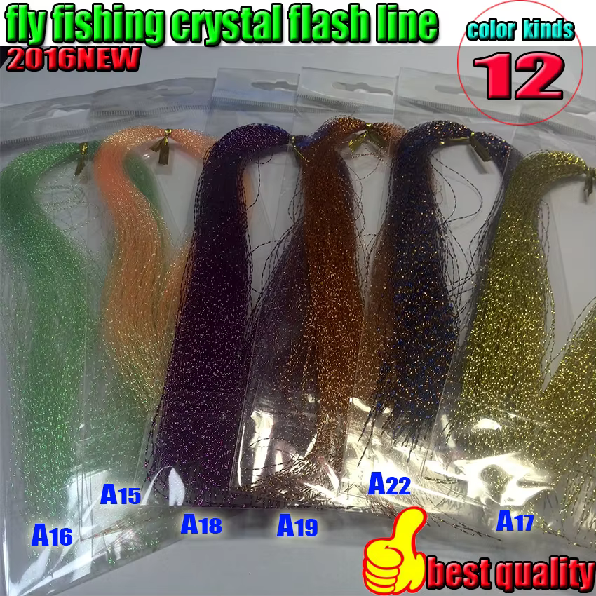 Flash de Cristal Multicolor para montaje de moscas – Fibra iridiscente
