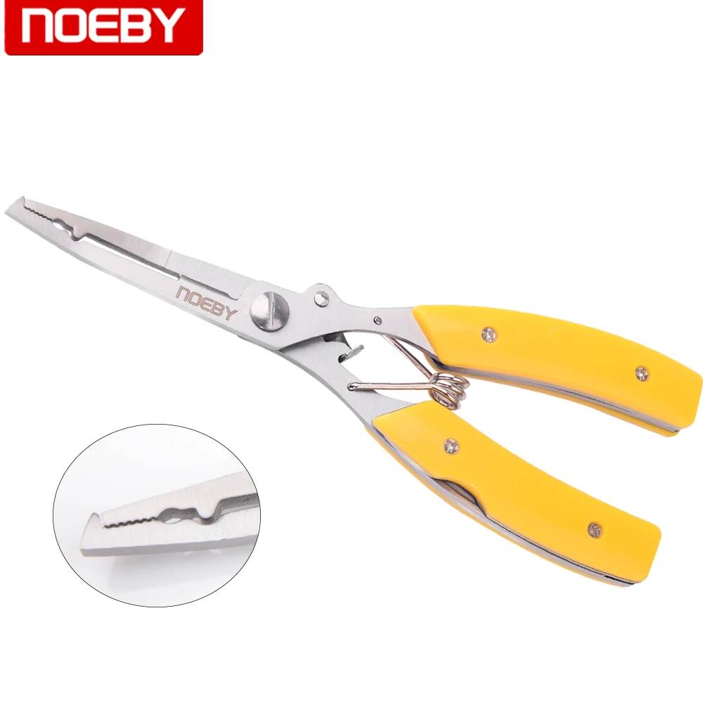 Alicates de pesca NOEBY – Acero inoxidable con removedor y cortador - imagen 3