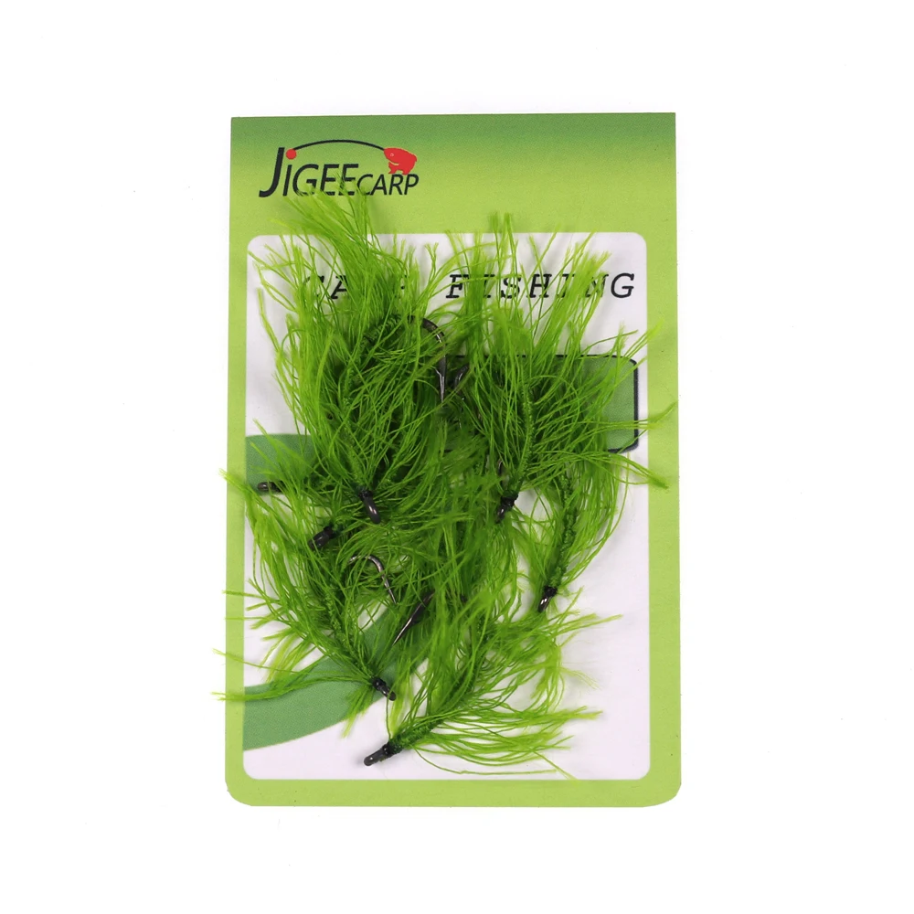 Anzuelos Jig Head para carpa JIGEECARP camuflaje hierba - imagen 3