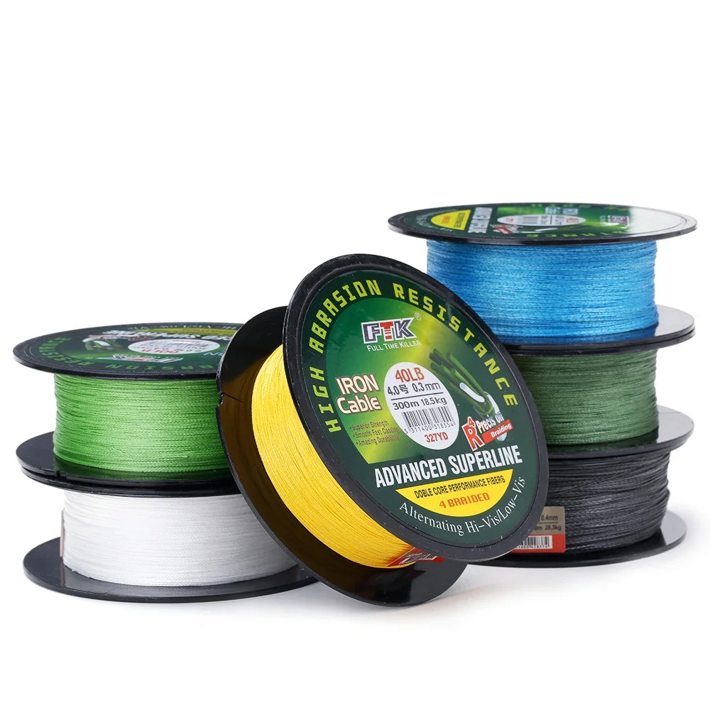 Sedal trenzado FTK 4 hebras – Multifilamento PE para pesca - imagen 4