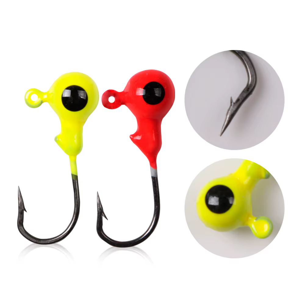 Cabeza de plomo con anzuelo para vinilo – Accesorios pesca - imagen 2