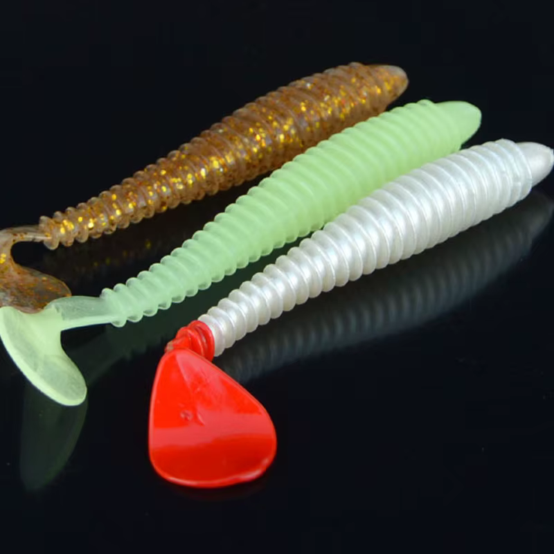 Gusano Soft Texas Rig 10cm – 8,5g cola en T - imagen 4