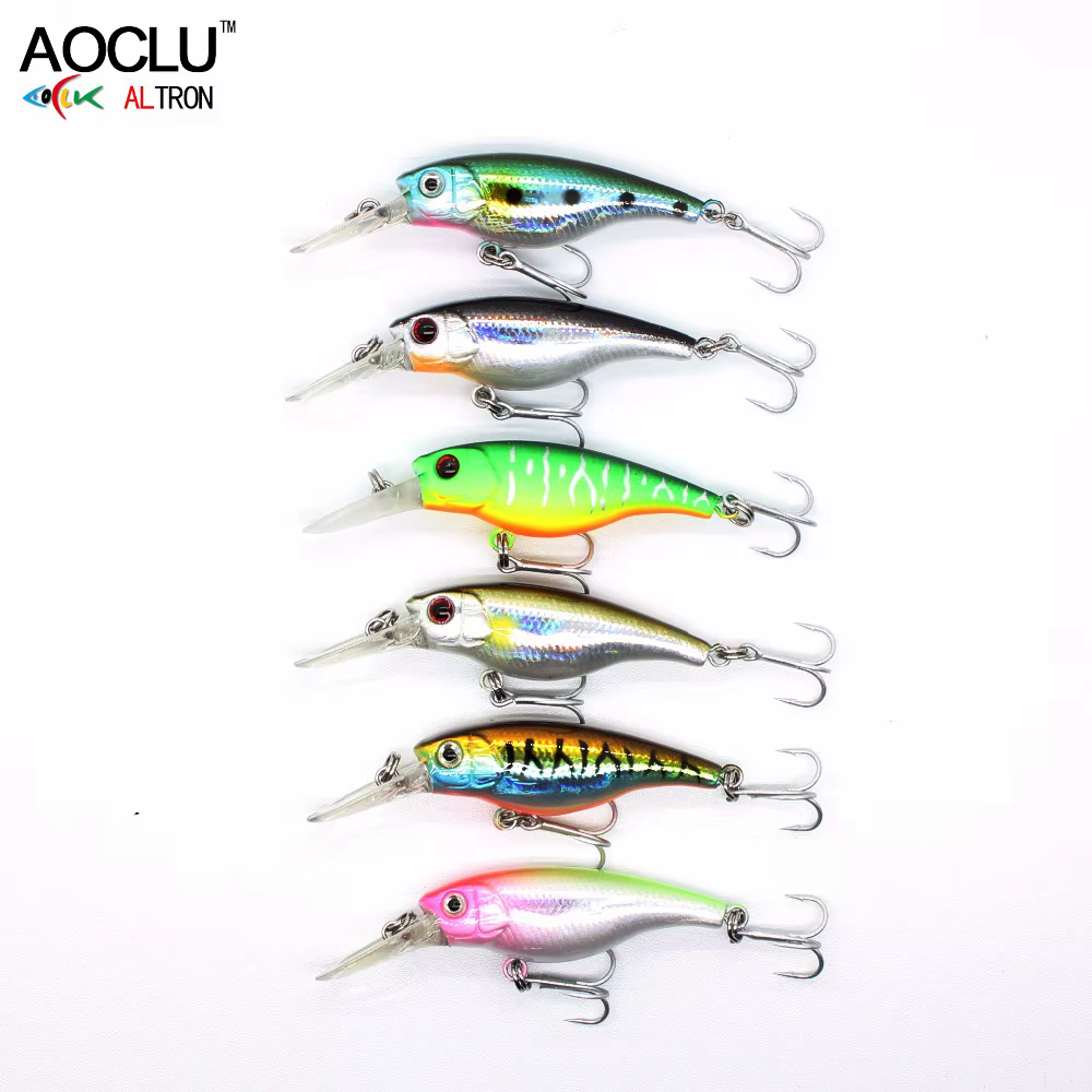 AOCLU Wobbler Jerkbait 40mm – Minnow flotante 0,8m lubina - imagen 3