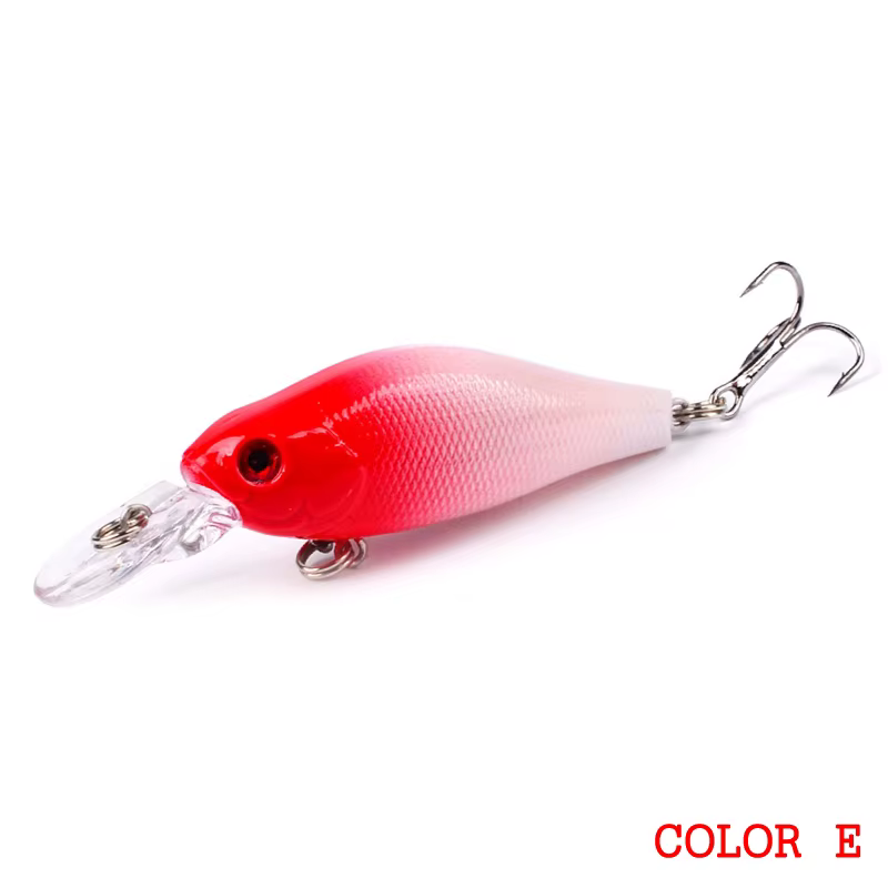 Mini Crankbait 7cm – Señuelo wobbler artificial 8,1g para agua dulce - imagen 2