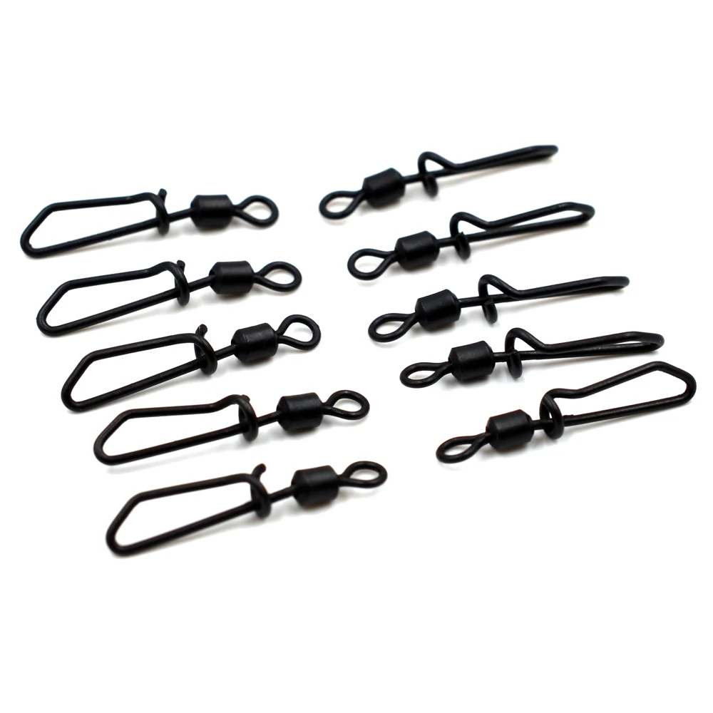 MNFT Conector carpa clip rápido giratorio niquel negro para montaje - imagen 5
