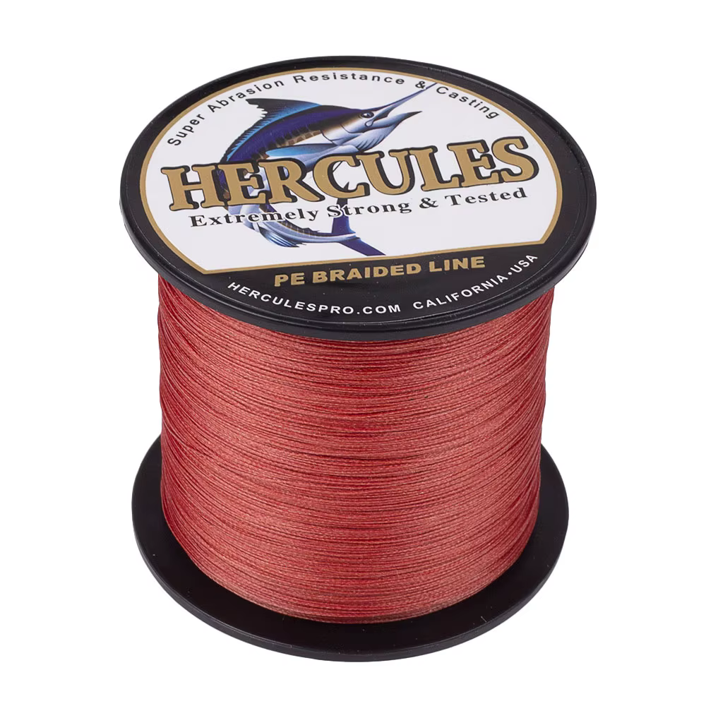 Hercules Sedal trenzado 8 hebras – Hilo PE para pesca de carpa - imagen 2
