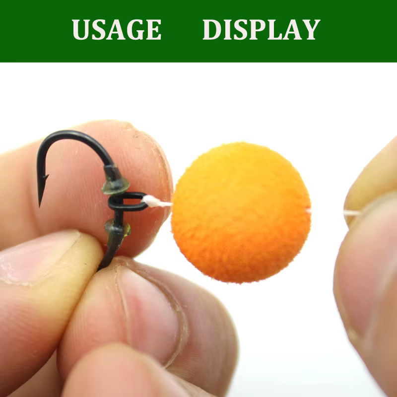 Anillos aparejo ovalados negros mate para pesca de carpa fuerte - imagen 4
