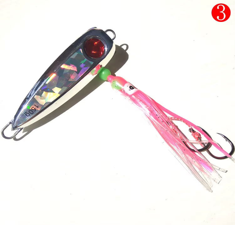 Jig Head para pesca de fondo: plomo metálico con jigging potente - imagen 3