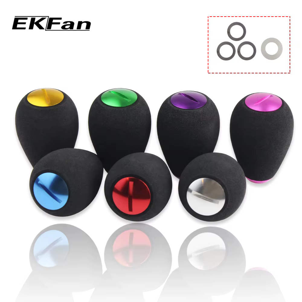 Mango giratorio de carrete EKFan –Eva y metal para pesca