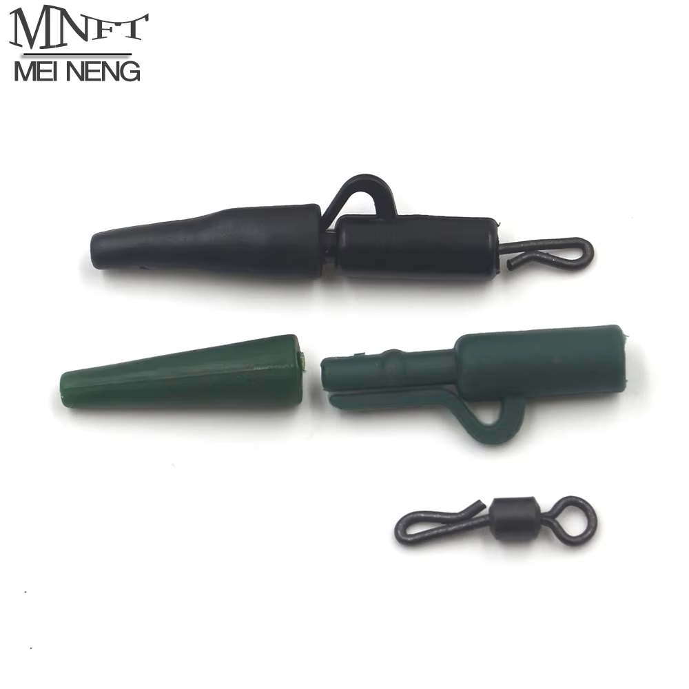 MNFT Swivel Q-Shape + Lead Clips – Kit Carp Fishing cambio rápido