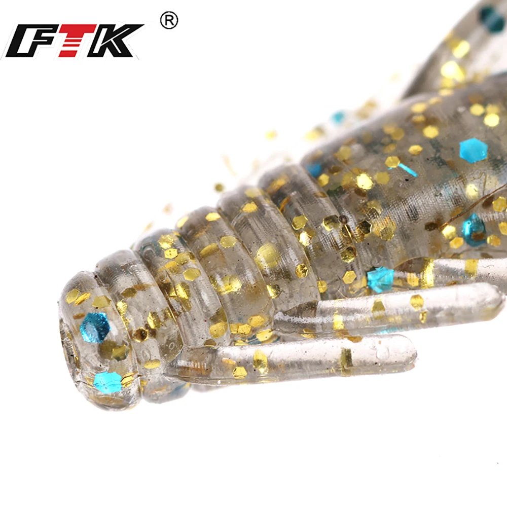 Señuelos de Insecto FTK – Cabezas de jig en silicona para agua salada - imagen 4