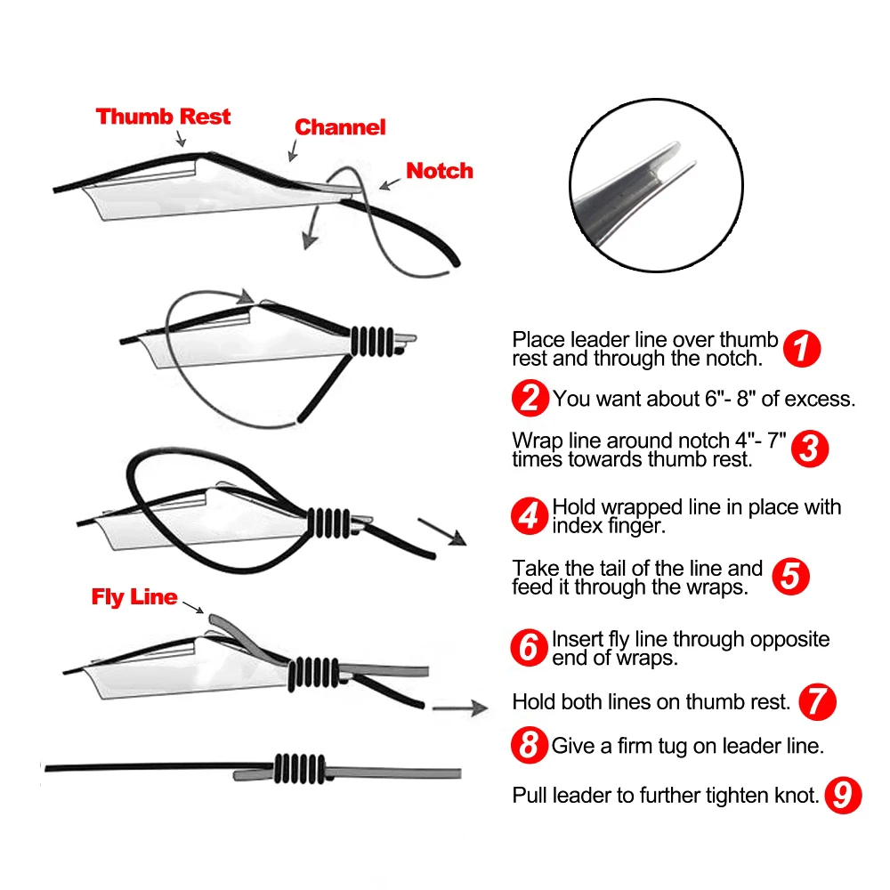 Herramienta Nail Knot con Zinger - Gancho nivel y atrapador ojos - imagen 5