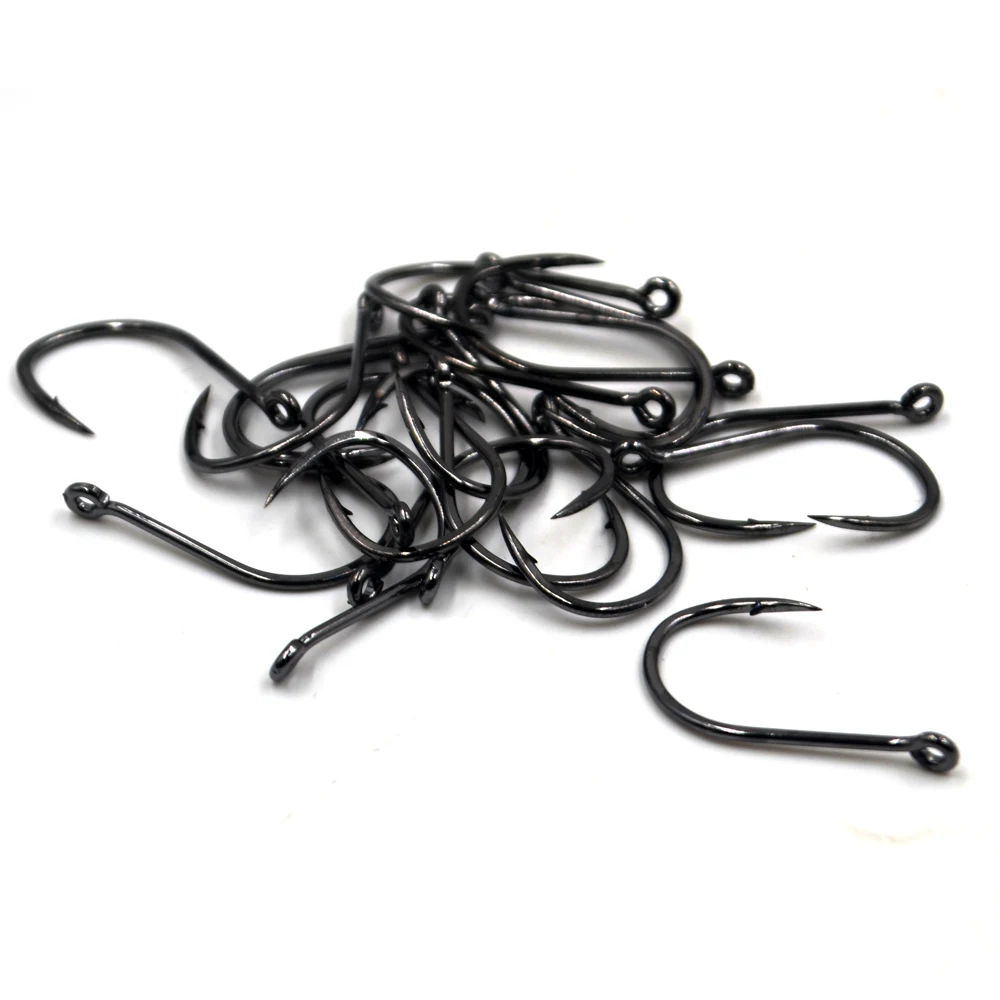 Anzuelos de acero alto carbono con púas para pesca - imagen 2