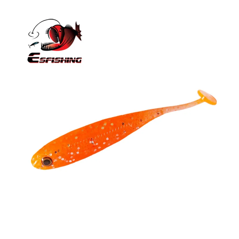ESFISHING Twister Tail Señuelo Sábalo Brillante Aroma Camarón - imagen 4
