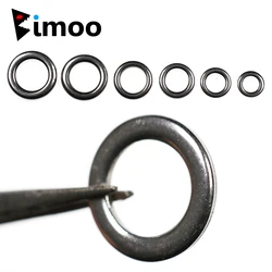 Bimoo Anillo de señuelo – Acero inoxidable pulido para jigging