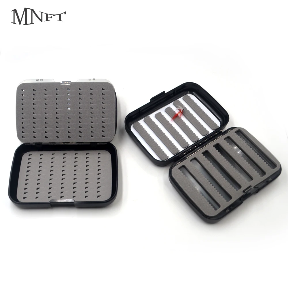 MNFT caja porta moscas estanca con espuma de bolsillo para ninfas - imagen 4