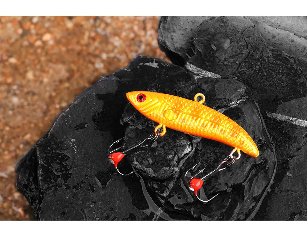 Señuelo FTK Minnow con diseño equilibrado y ojos 3D para pesca de invierno