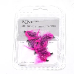 MNFT Streamer Caterpillar Púrpura para Trucha – Pesca con Mosca